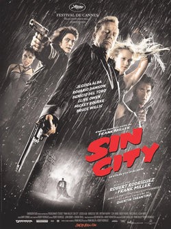 SIN CITY, JESSICA ALBA, 2005, REPRO AFFICHE CINEMA VINTAGE HQ