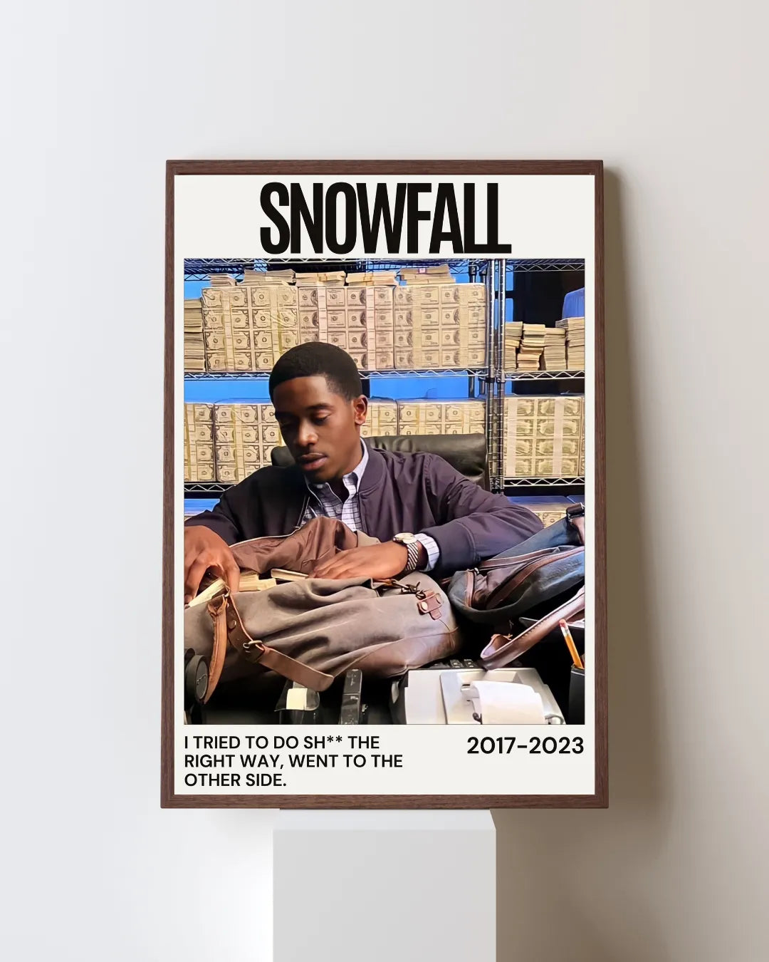 SNOWFALL TV SHOW POSTER HQ DAMSON IDRIS, FRANKLIN SAINT