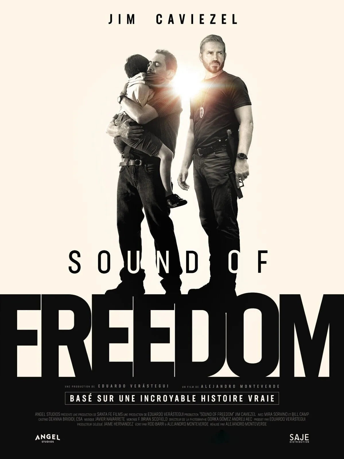 SOUND OF FREEDOM, JIM CAVIEZEL, 2023, Repro affiche de cinema, HQ