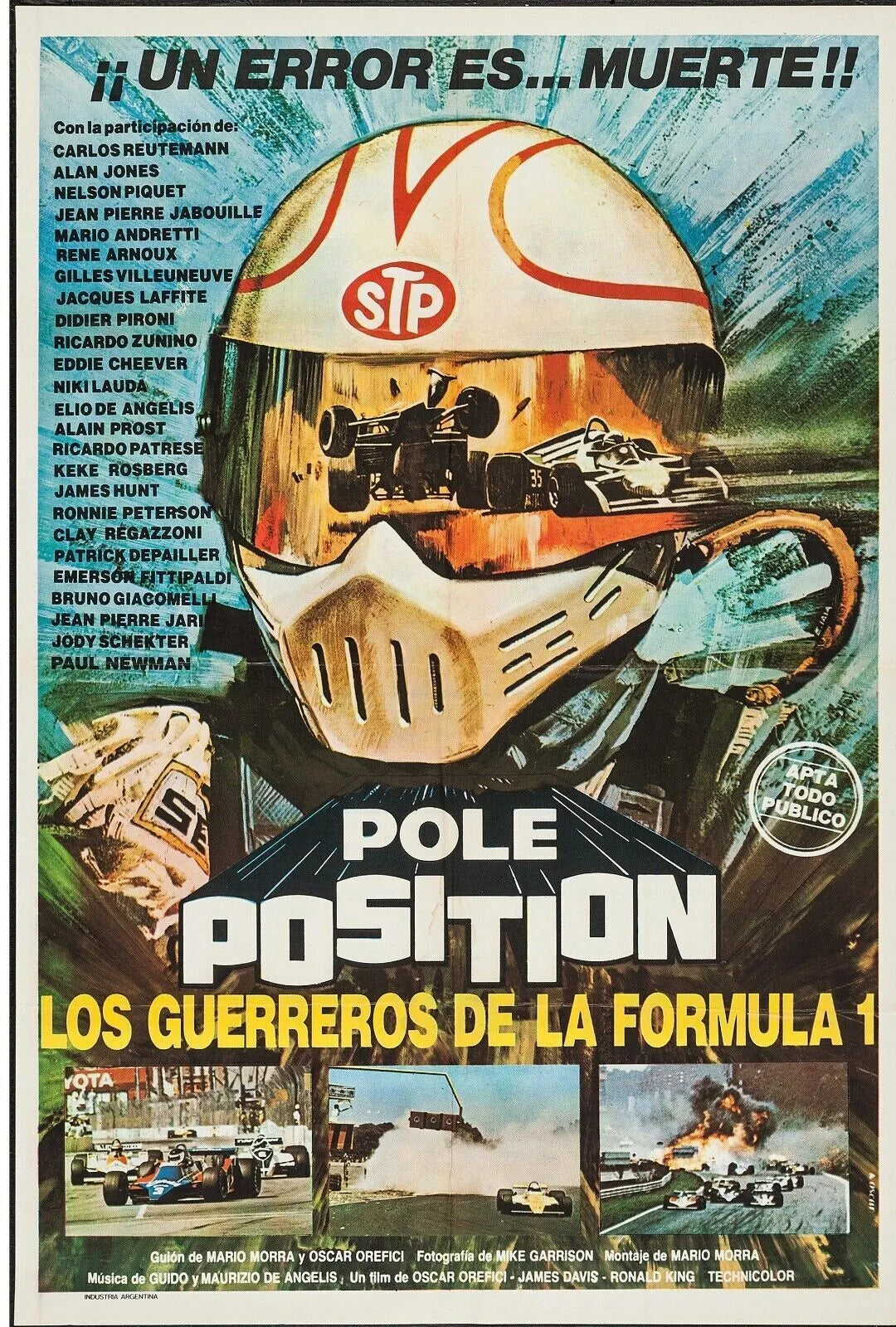 SPEED FEVER, POLE POSITION, FORMULE 1 ,1979, Repro Affiche Cinema HQ