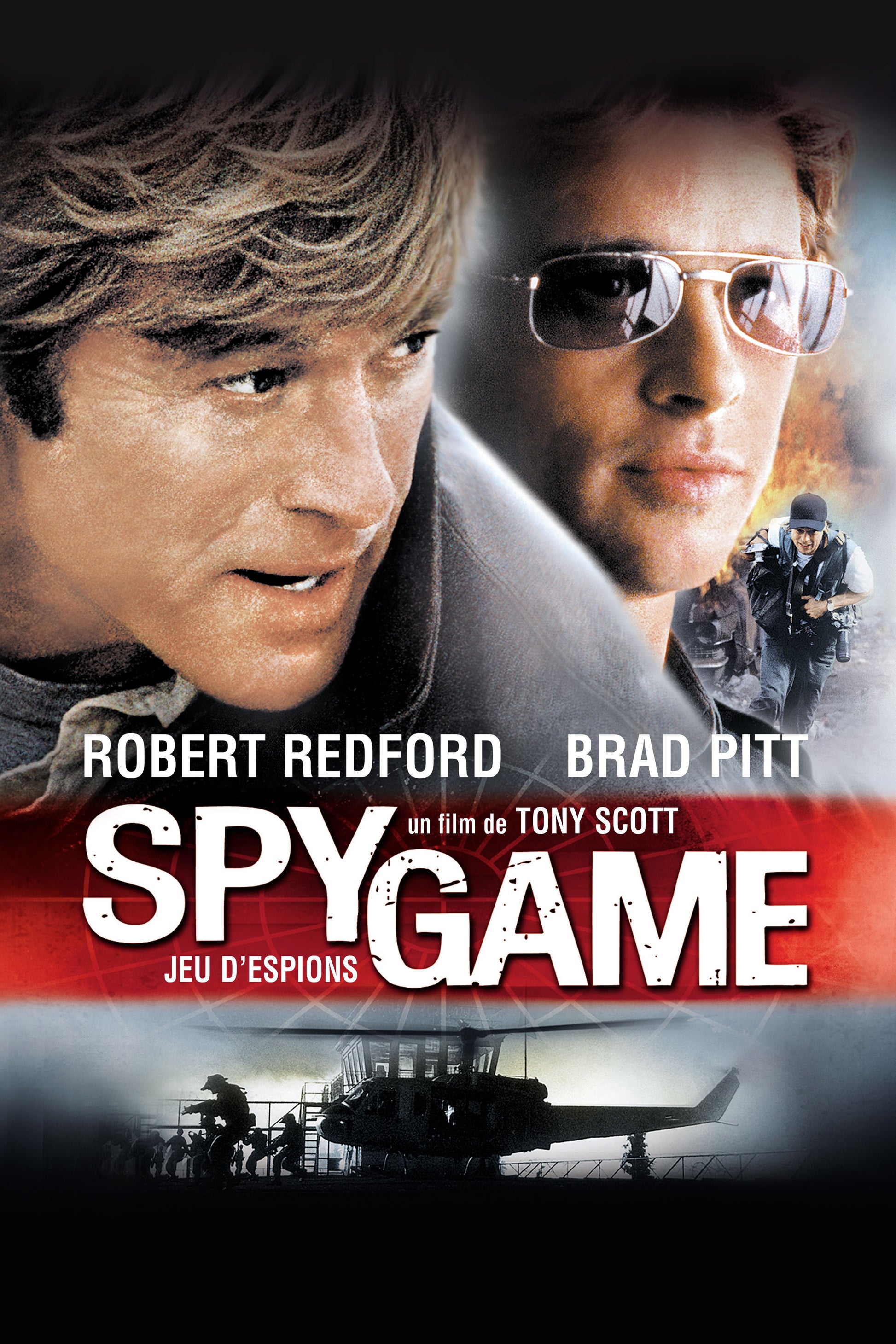 SPY GAME, BRAD PITT, 2001, POSTER HUB STUDIO RÉTRO, HQ