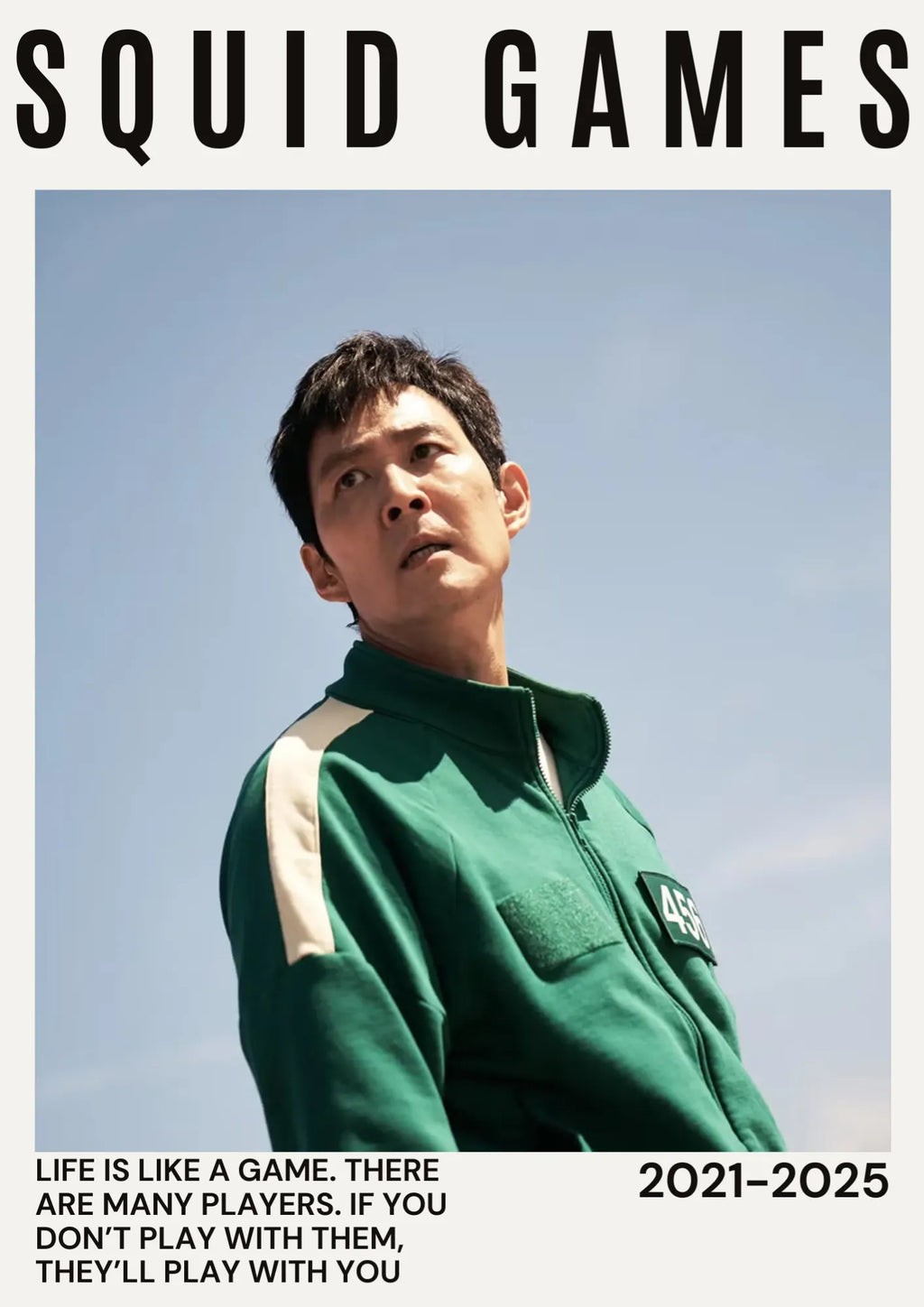 SQUID GAMES NETFLIX TV SHOW MOVIE POSTER HQ