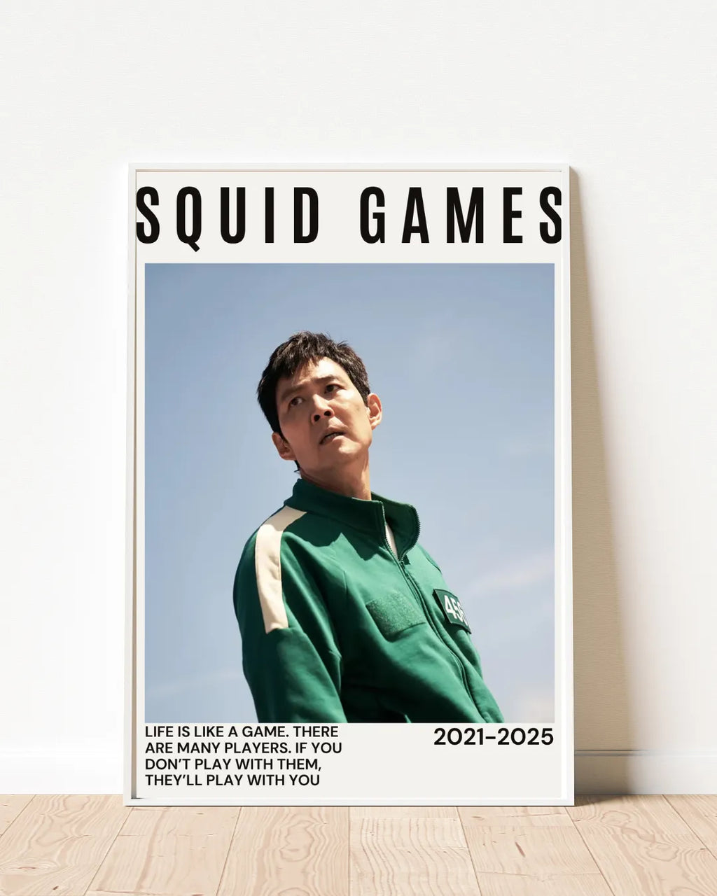 SQUID GAMES NETFLIX TV SHOW MOVIE POSTER HQ