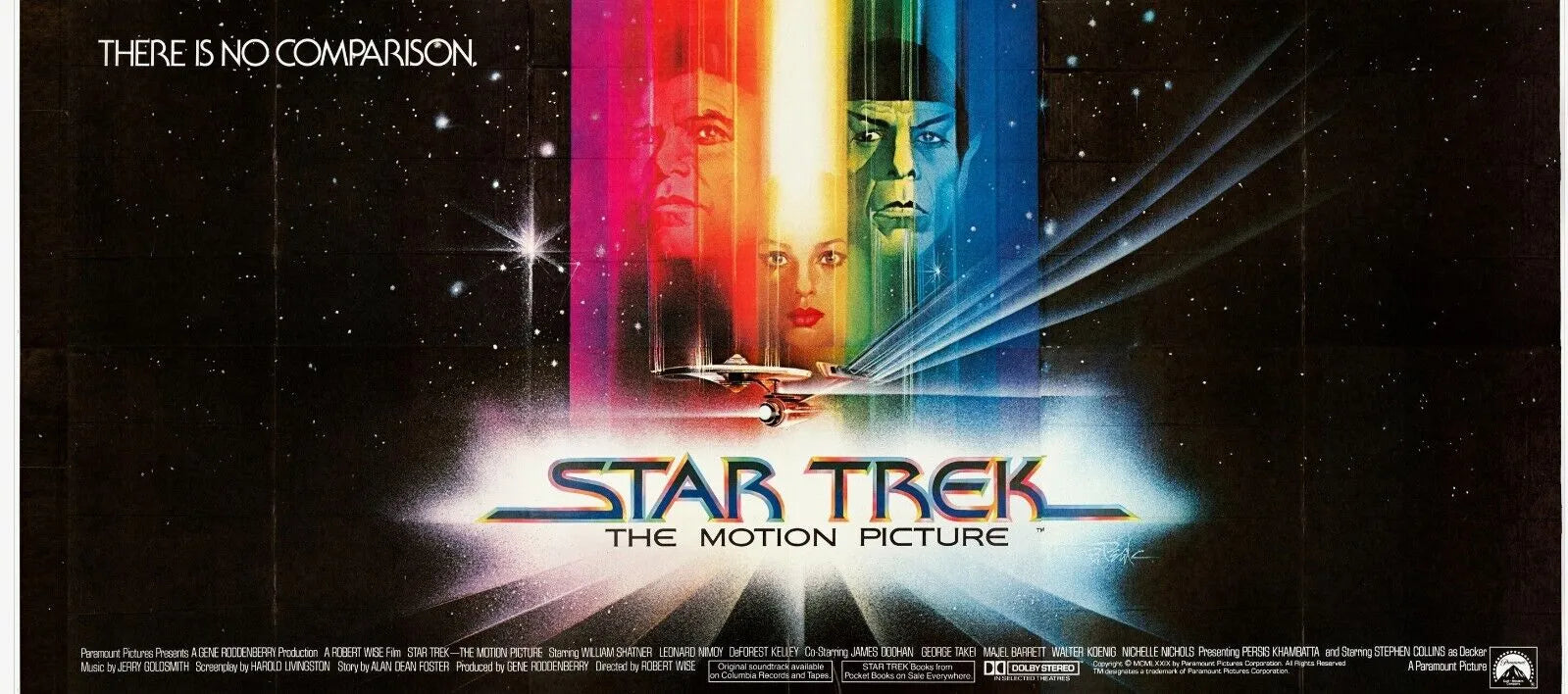 STAR TREK, ROBERT WISE, REPRO AFFICHE SÉRIE VINTAGE HQ,
