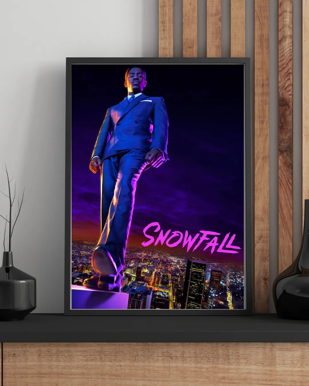 Snowfall Damson Idris Tv Show Poster Hq – Affiche Vintage Cinéma Rétro | Poster HUB STUDIO