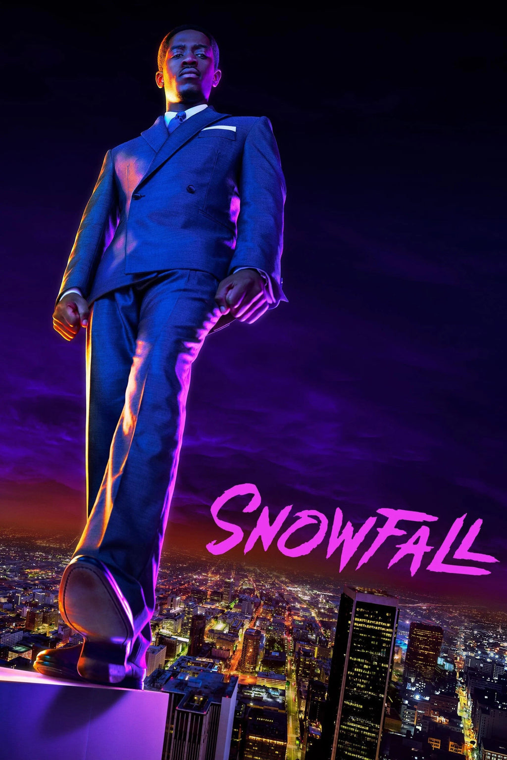 Snowfall Damson Idris Tv Show Poster Hq – Affiche Vintage Cinéma Rétro | Poster HUB STUDIO