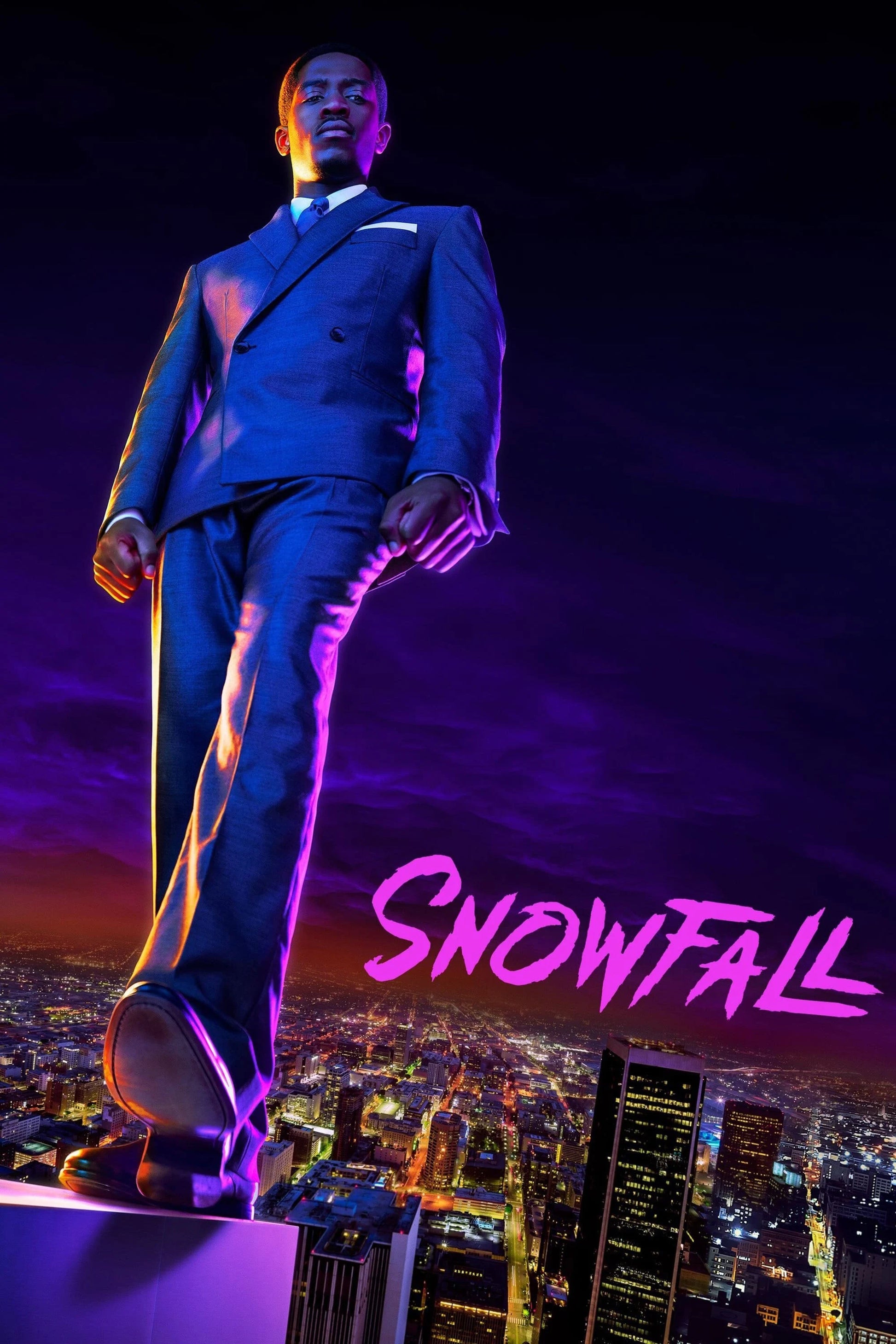 Snowfall Damson Idris Tv Show Poster Hq – Affiche Vintage Cinéma Rétro | Poster HUB STUDIO