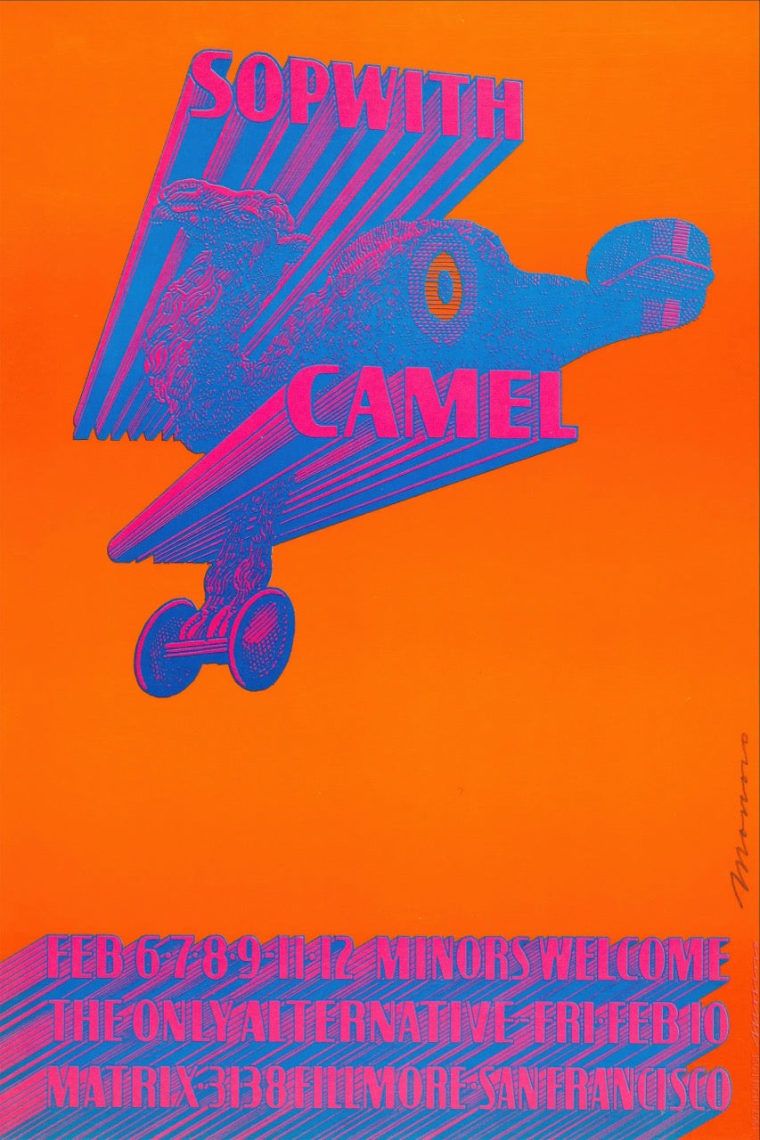 SOPWITH CAMEL – FILLMORE SAN FRANCISCO 1960S PSYCHEDELIC CONCERT POSTER