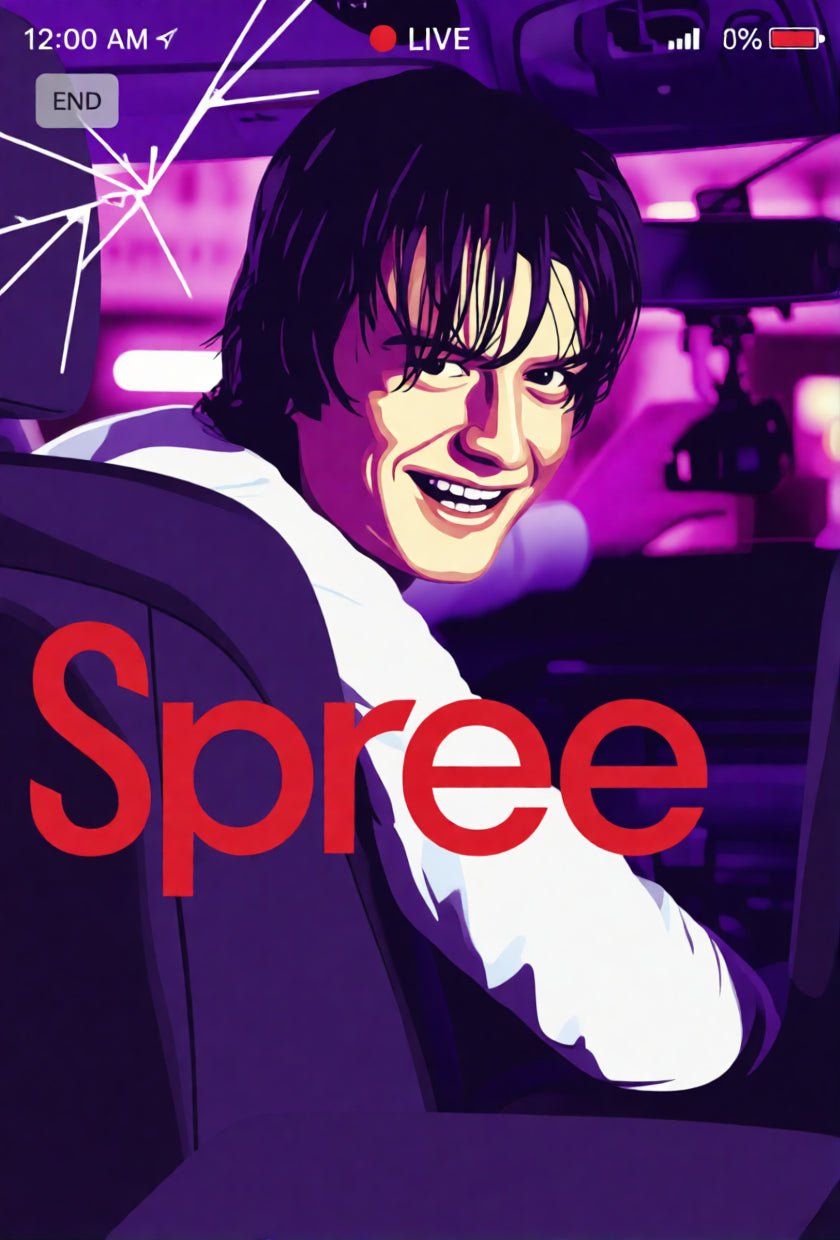 SPREE – AFFICHE FILM – POSTER THRILLER – ILLUSTRATION CINÉMA MODERNE