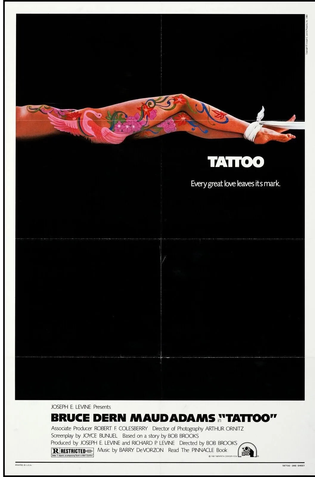 TATTOO, AUGUST DIEHL, 2002 repro cinema poster, HQ