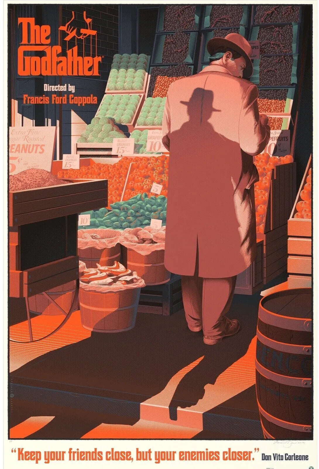 THE GODFATHER, LE PARRAIN, FRANCIS FORD COPPOLA, Repro affiche cinéma, HQ