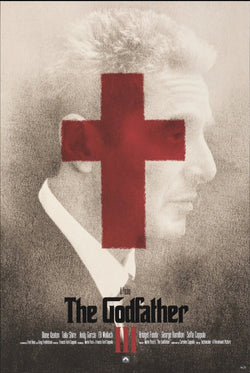 THE GODFATHER PART III, LE PARRAIN 3, AL PACINO, REPRO AFFICHE CINÉMA, HQ