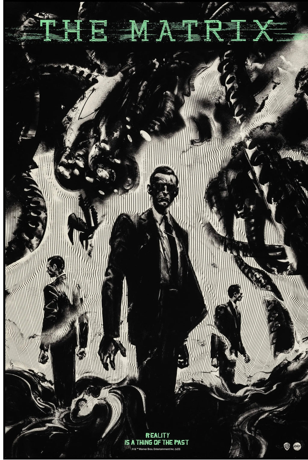 THE MATRIX, Lana Wachowski, 1999, AFFICHE VINTAGE MOVIE POSTER HQ