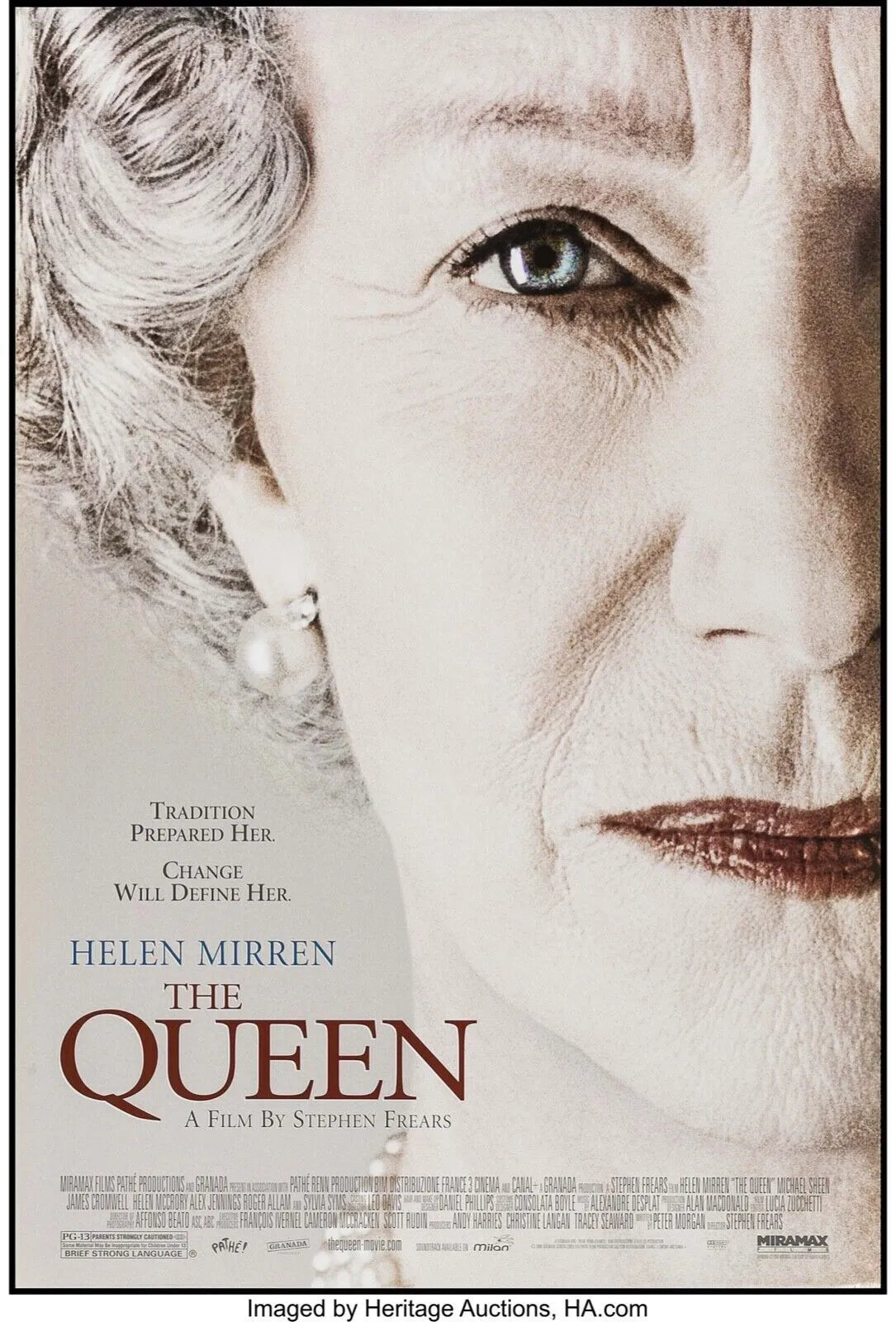 THE QUEEN, HELEN MIRREN, repro affiche cinéma, HQ, repro affiche