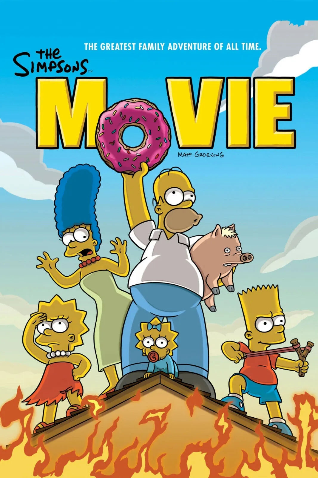 THE SIMPSONS – SPRINGFIELD CLASSIC 1989, AFFICHE VINTAGE MOVIE HQ