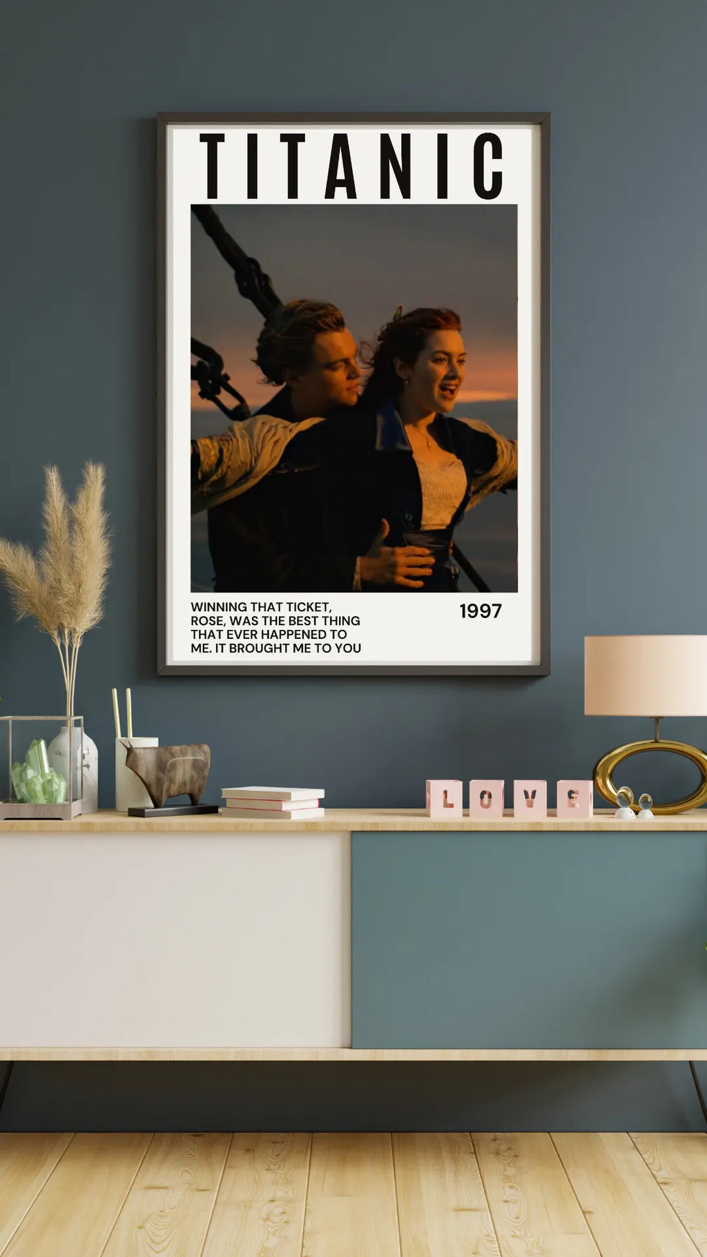 THE TITANIC MOVIE POSTER HQ LEONARDO DI CAPRIO, JAMES CAMERON