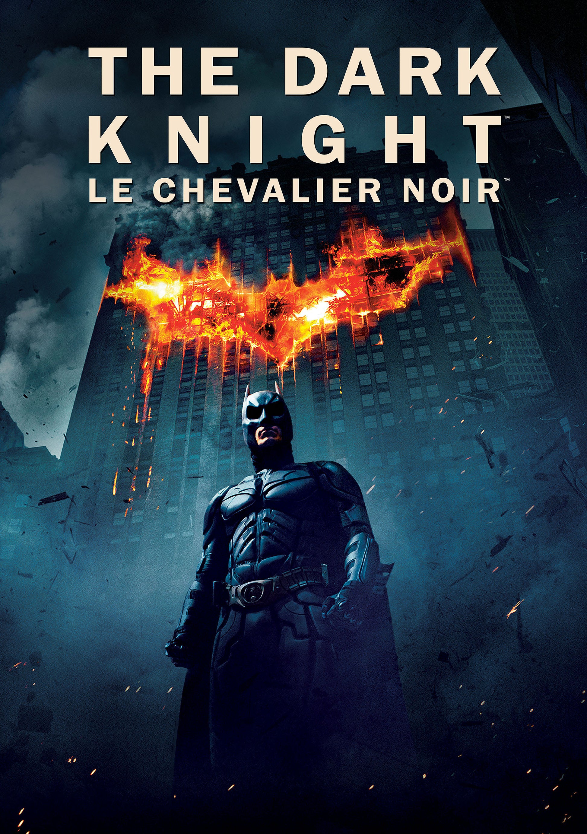 THE DARK KNIGHT – LE CHEVALIER NOIR (2008) – CHRISTIAN BALE – FILM DE CHRISTOPHER NOLAN – AFFICHE CINÉMA BATMAN – POSTER HUB STUDIO – HQ