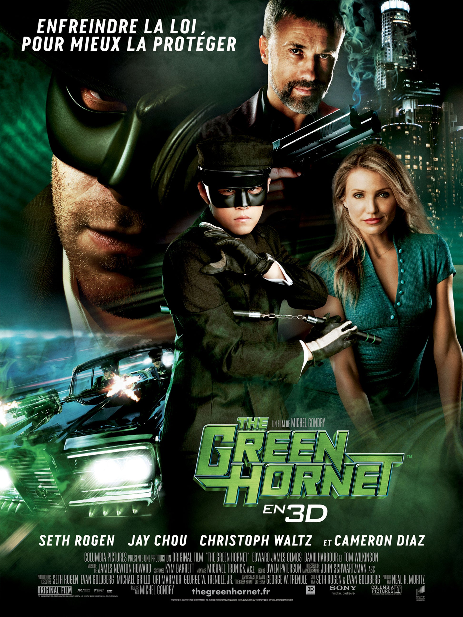 THE GREEN HORNET (2011) | SETH ROGEN | JAY CHOU | CAMERON DIAZ| POSTER HUB RETRO STUDIO | HQ