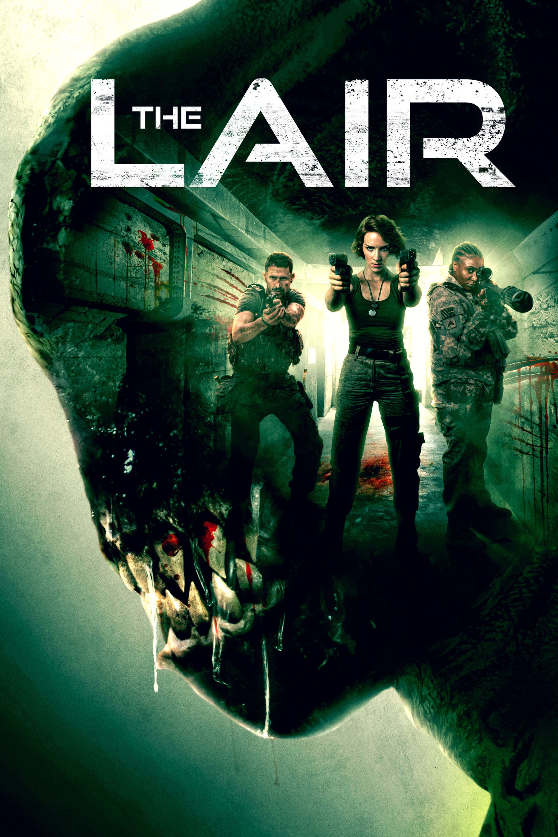 THE LAIR , NEIL MARSHALL,  2022, AFFICHE VINTAGE MOVIE POSTER HS