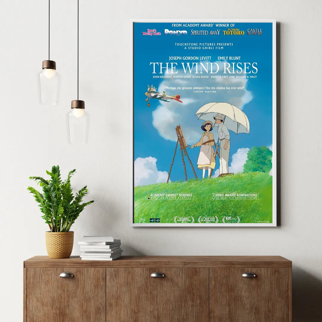 THE WIND RISES VINTAGE MOVIE POSTER HQ
