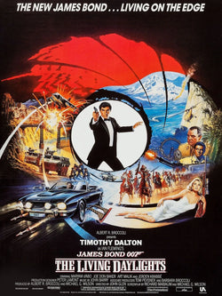 TUER N'EST PAS JOUER, THE LIVING DAYLIGHTS, JAMES BOND 007, 1987, AFFICHE DE CINEMA VINTAGE, HQ
