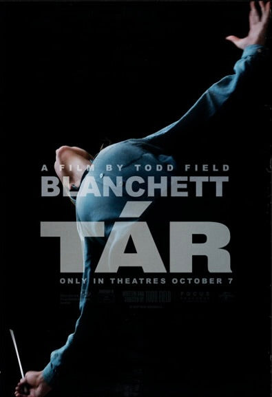 TÁR – FILM DE TODD FIELD (2022) – CATE BLANCHETT – AFFICHE CINÉMA DRAME – REPRODUCTION – POSTER HUB STUDIO – HQ