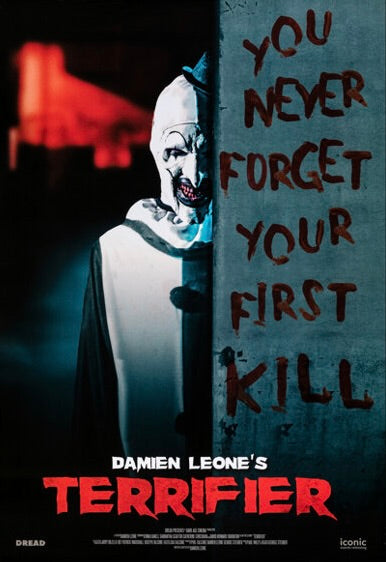 TERRIFIER (2016) – DAVID HOWARD THORNTON – AFFICHE FILM HORREUR SLASHER – REPRODUCTION – POSTER HUB STUDIO – HQ