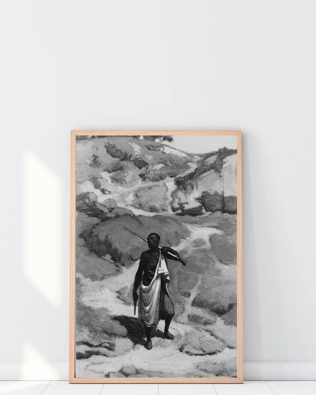 The African Sentinel Art Hq – Affiche Vintage Cinéma Rétro | Poster HUB STUDIO