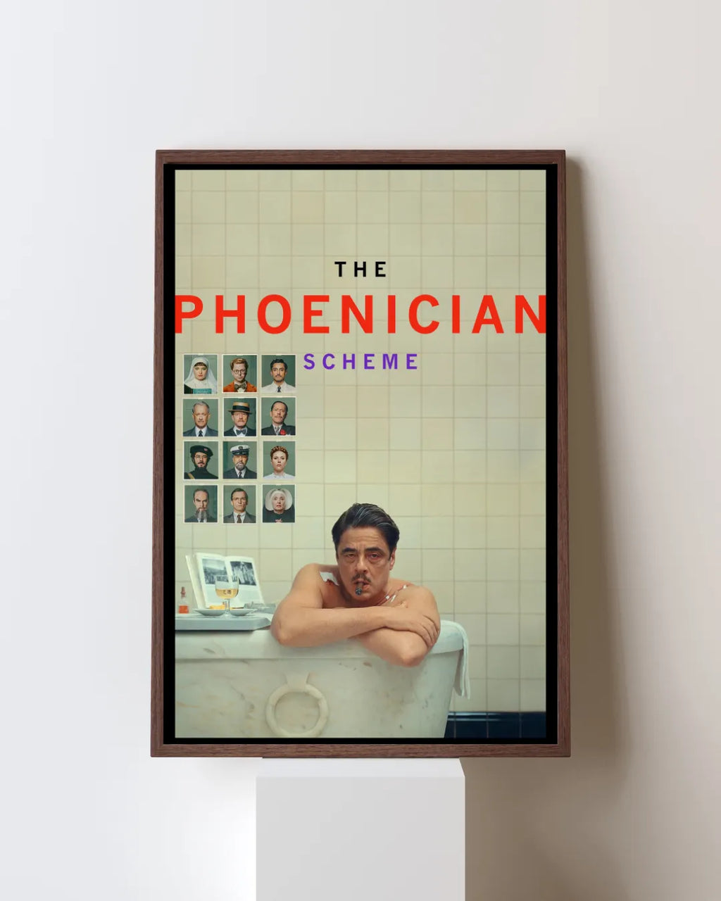 The Phoenician Scheme Movie Poster Hq – Affiche Vintage Cinéma Rétro | Poster HUB STUDIO