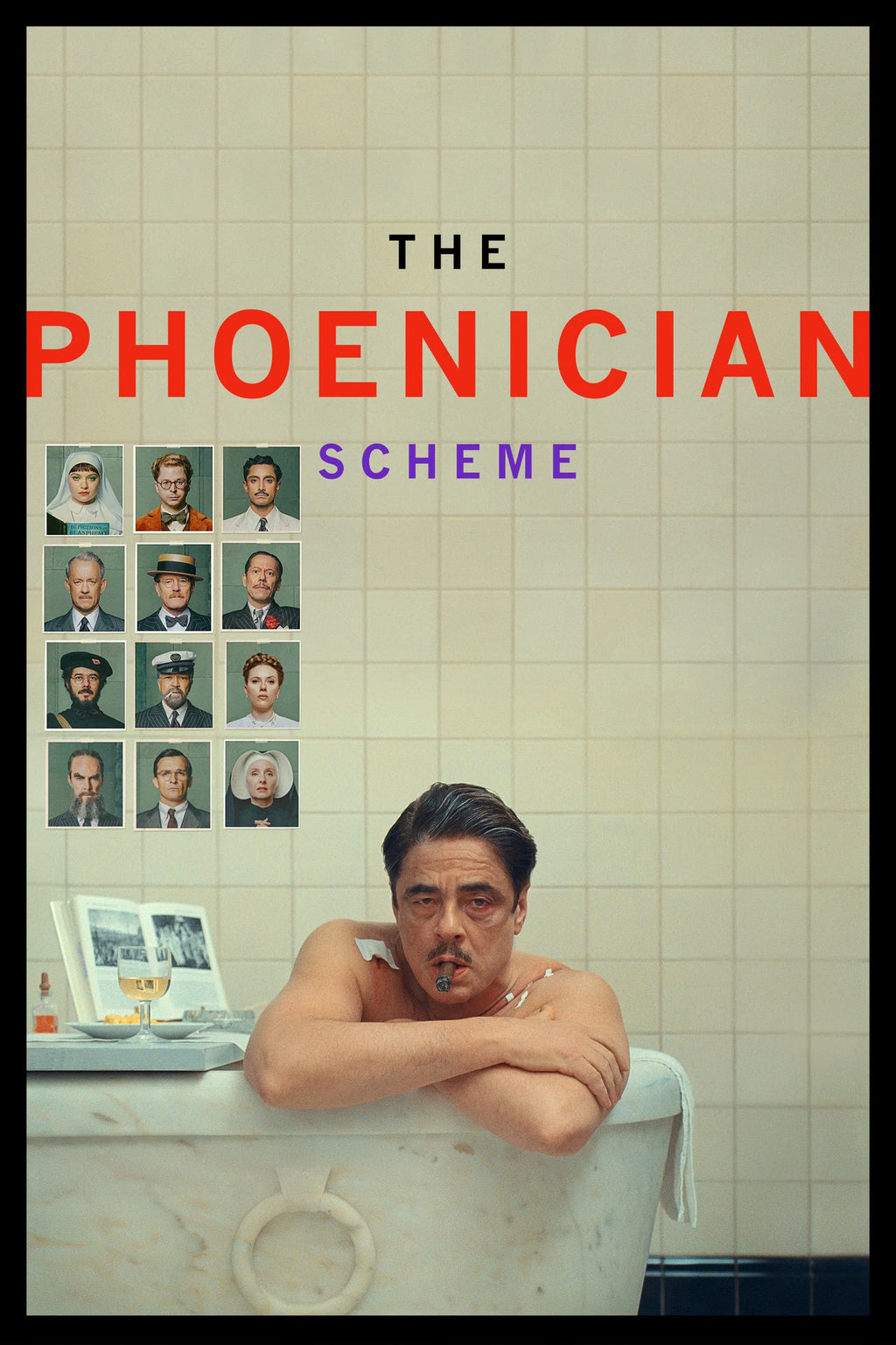 The Phoenician Scheme Movie Poster Hq – Affiche Vintage Cinéma Rétro | Poster HUB STUDIO