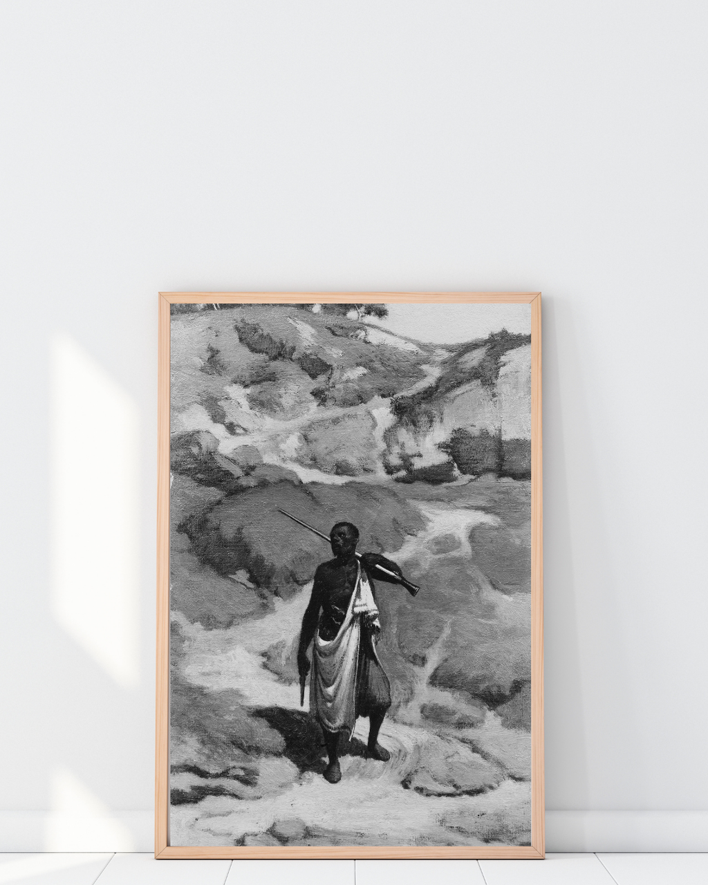 The African Sentinel Art Hq – Affiche Vintage Cinéma Rétro | Poster HUB STUDIO