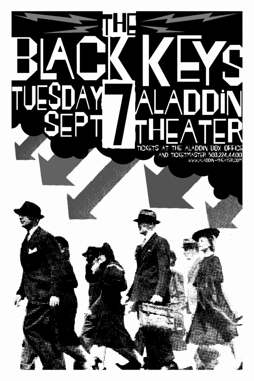 THE BLACK KEYS – SEPTEMBER 7 ALADDIN THEATER CONCERT POSTER