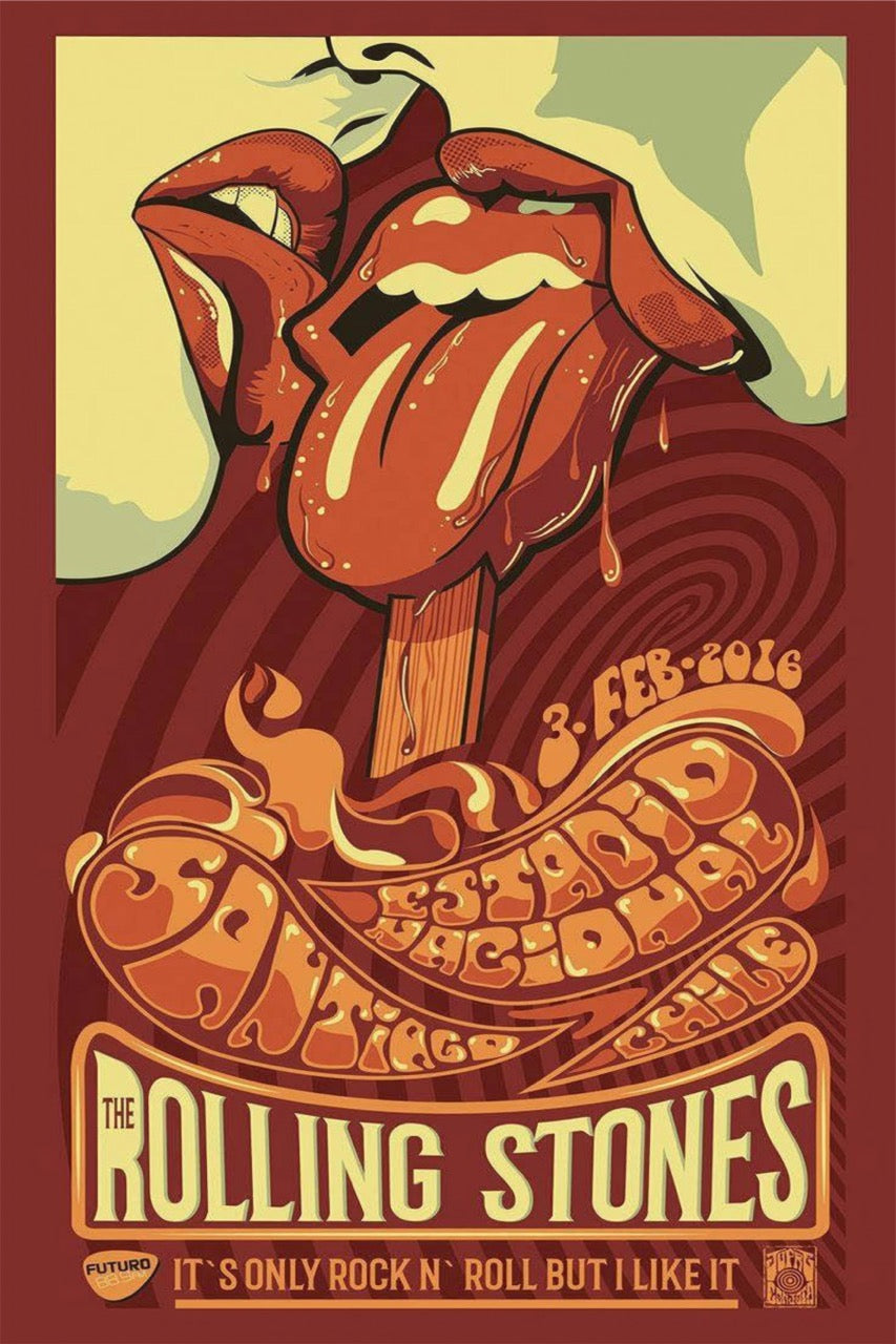 THE ROLLING STONES – CHICAGO SOLDIER FIELD 2006 POSTER