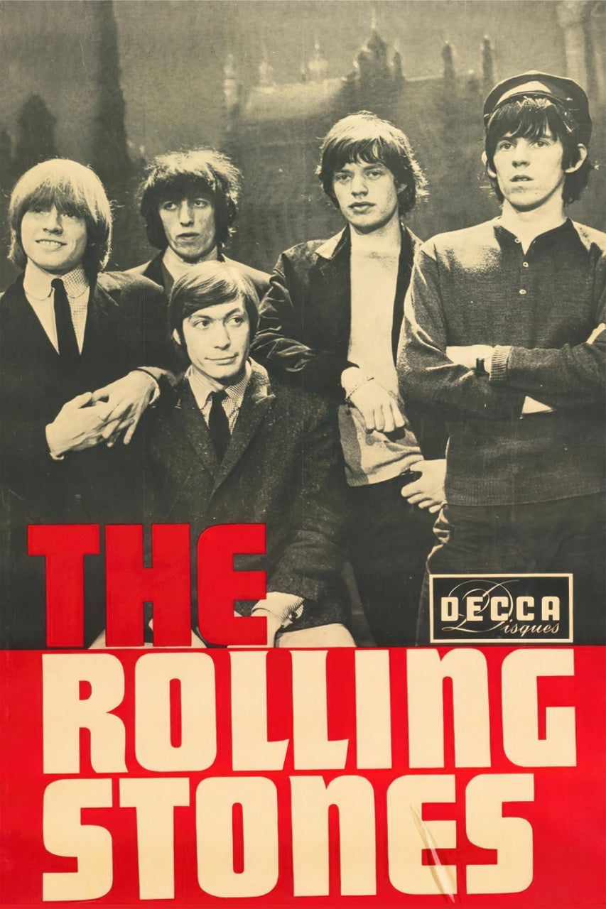 THE ROLLING STONES – DECCA ERA VINTAGE PROMO POSTER