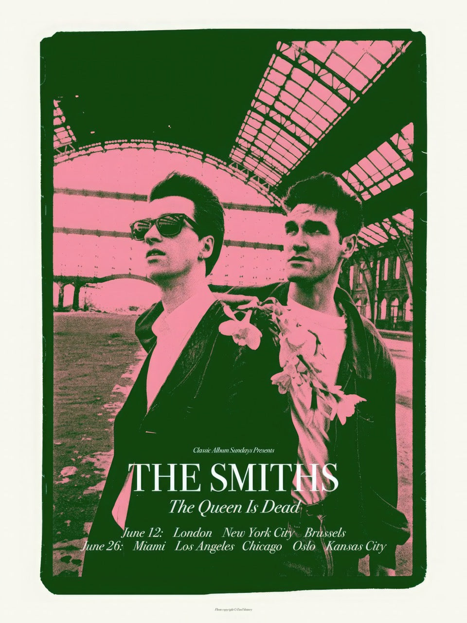 THE SMITHS – THE QUEEN IS DEAD CONCERT POSTER CLASSIC ALBUM