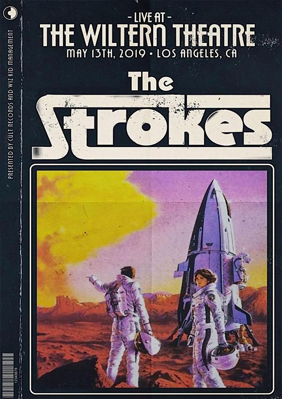 THE STROKES LIVE AT THE WILTERN THEATRE 2019 – LOS ANGELES OFFICIAL POSTER