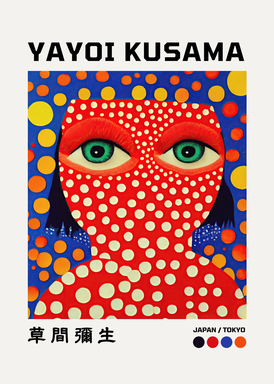 YAYOI KUSAMA JAPAN TOKYO – ART POP CONTEMPORAIN À POIS COLORÉS