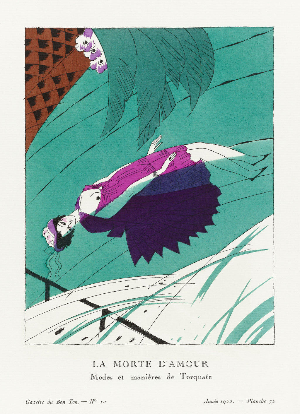ART DÉCO “LA MORTE D’AMOUR” – ILLUSTRATION MODE 1920