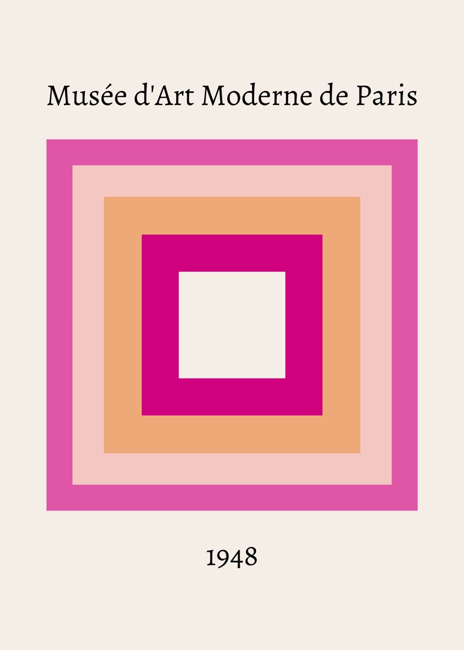 MUSÉE D’ART MODERNE DE PARIS 1948 – ART ABSTRAIT GÉOMÉTRIQUE MINIMALISTE