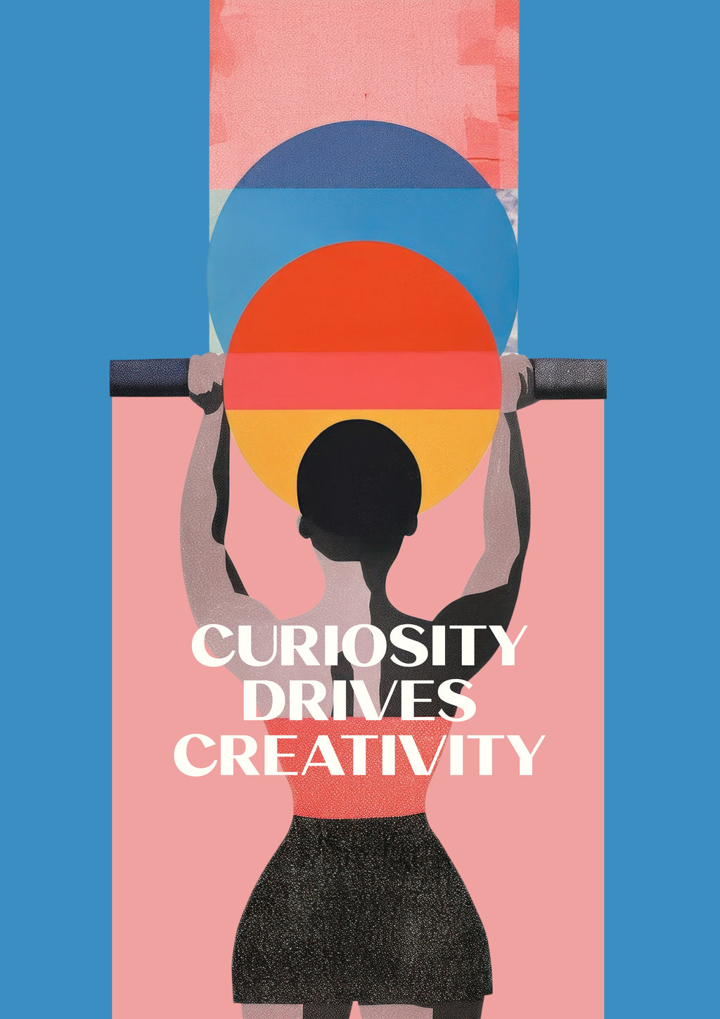 CURIOSITY & CREATIVITY MODERNE POSTER HUB STUDIO | HQ
