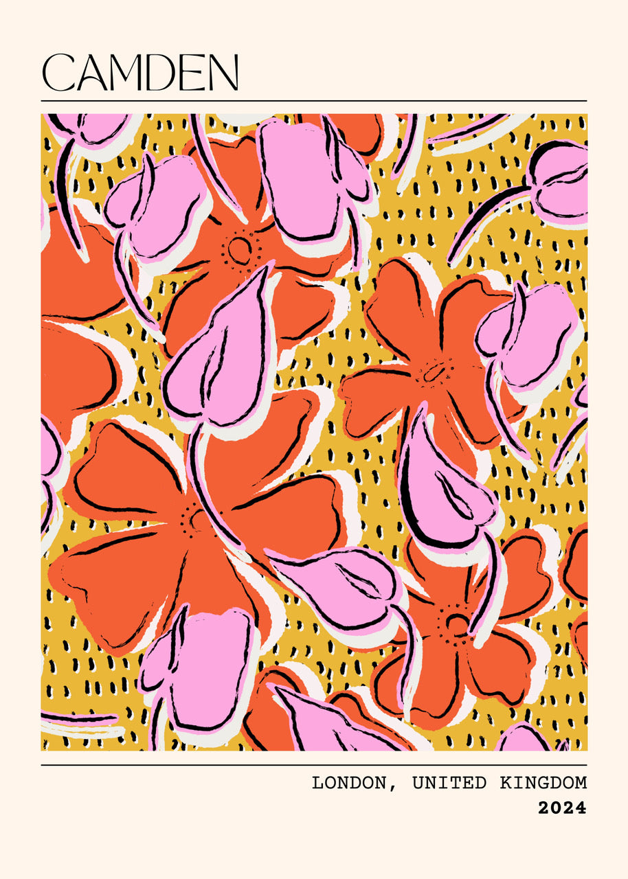 CAMDEN BLOOM POSTER HUB STUDIO | HQ