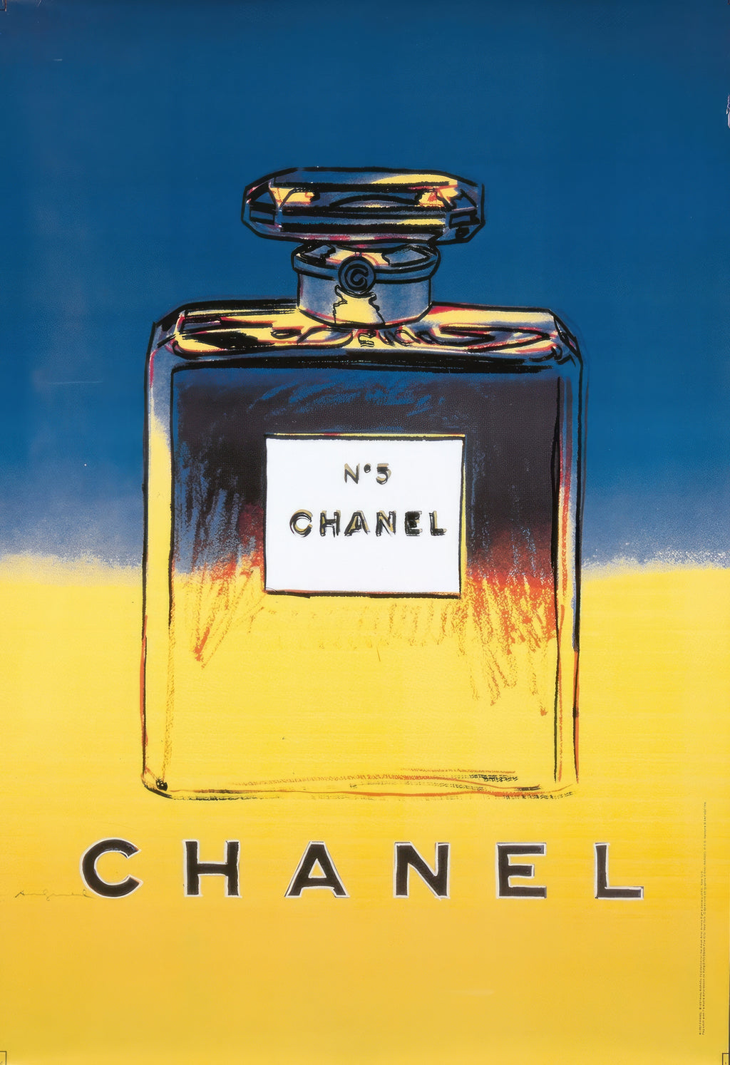 CHANEL N°5 POP ART VINTAGE POSTER MOVIE POSTER HUB STUDIO RÉTRO, HQ