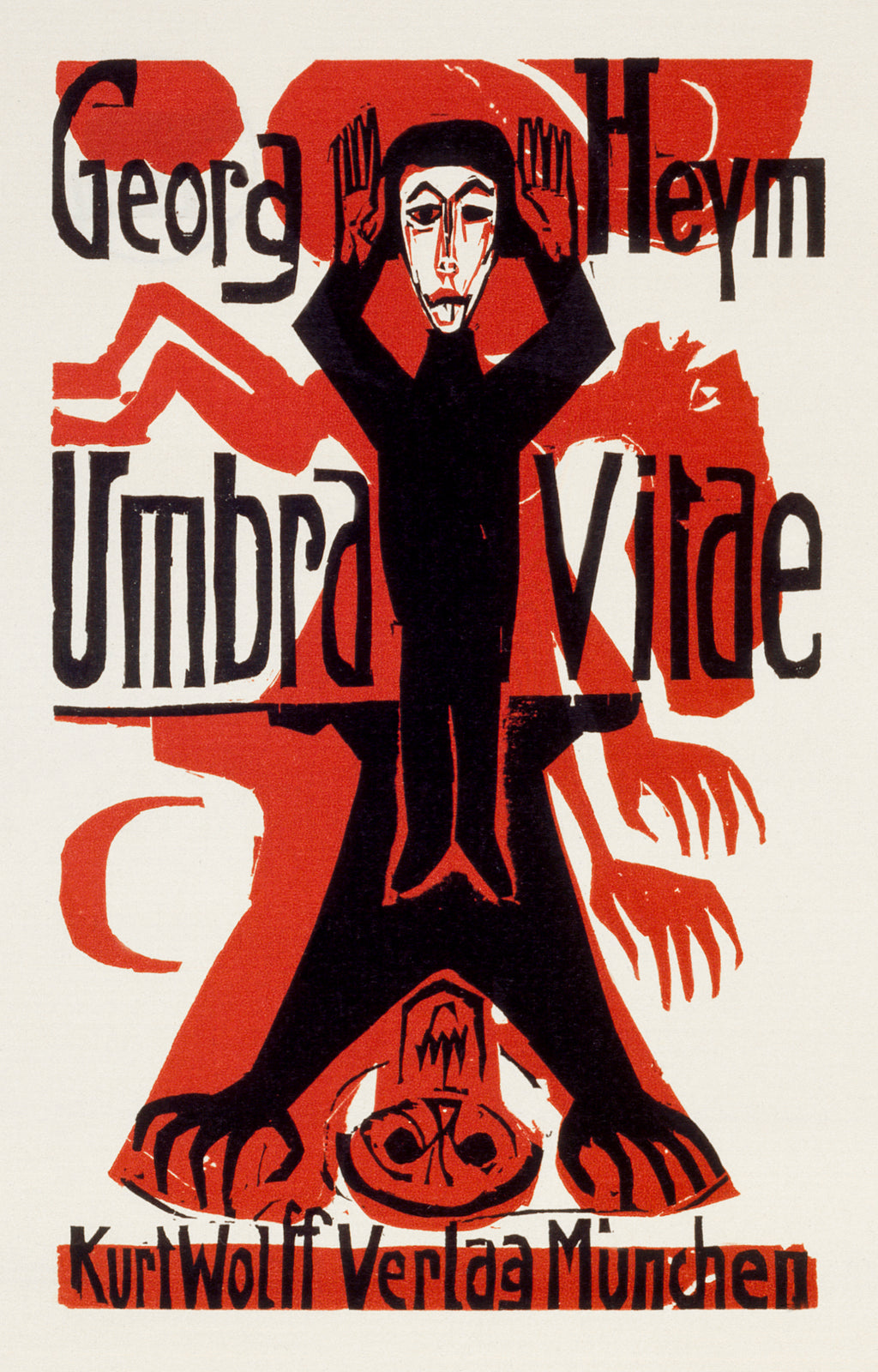 “UMBRA VITAE” DE GEORG HEYM – IMPRESIÓN VINTAGE ALEMANA