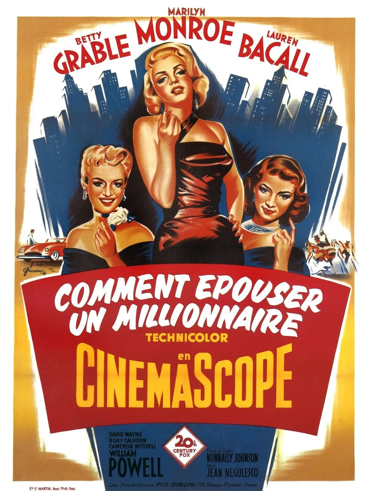 UN FAUTEUIL POUR DEUX, Marylin Monroe,  AFFICHE HQ