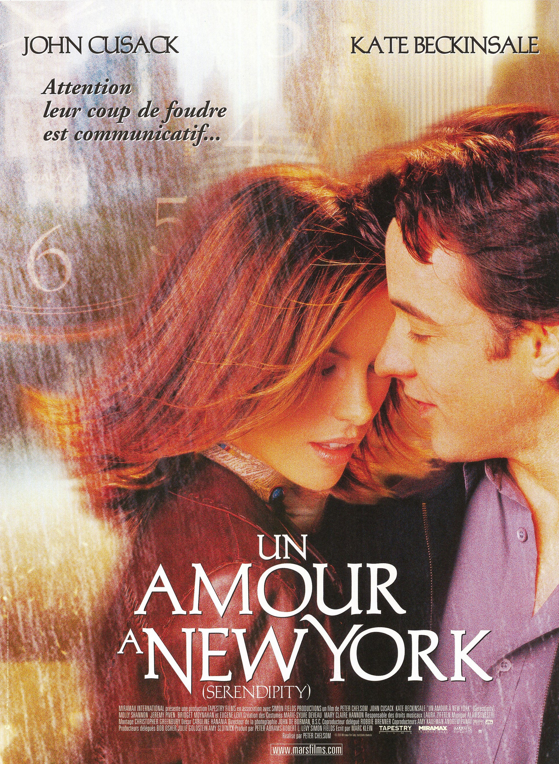UN AMOUR À NEW YORK (SERENDIPITY) (2001) | JOHN CUSACK – KATE BECKINSALE | POSTER CINÉMA VINTAGE | POSTER HUB STUDIO RÉTRO | HQ