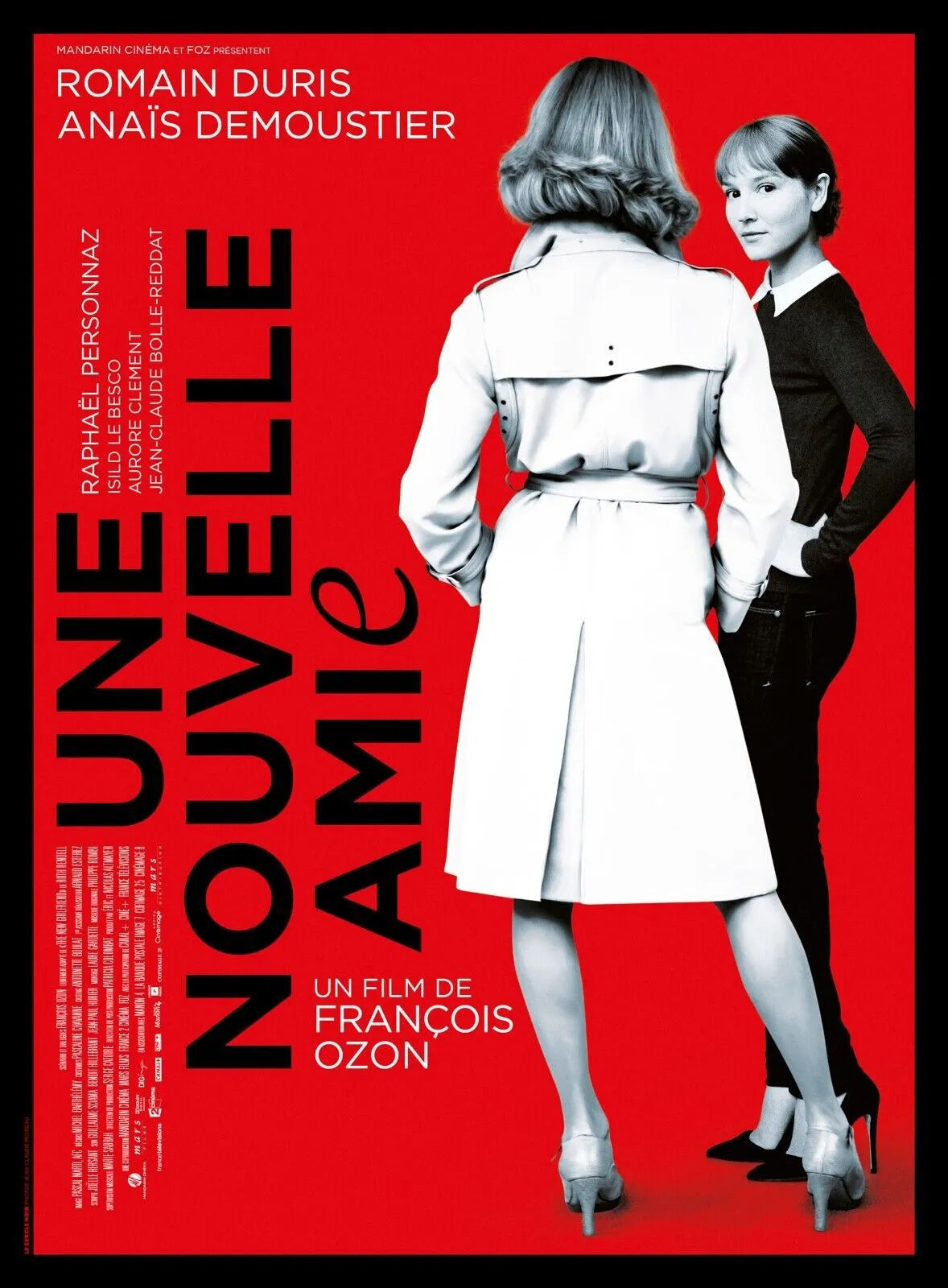 UNE NOUVELLE AMIE, ROMAIN DURIS & FRANÇOIX OZON, 2014, repro affiche de cinema, HQ