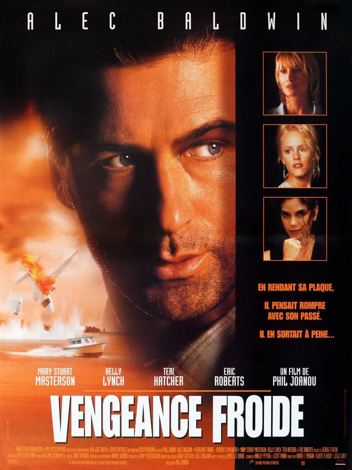 VENGEANCE FROIDE, ALEC BALDWIN, KELLY LYNCH, 1996, REPRO AFFICHE DE CINEMA VINTAGE, HQ