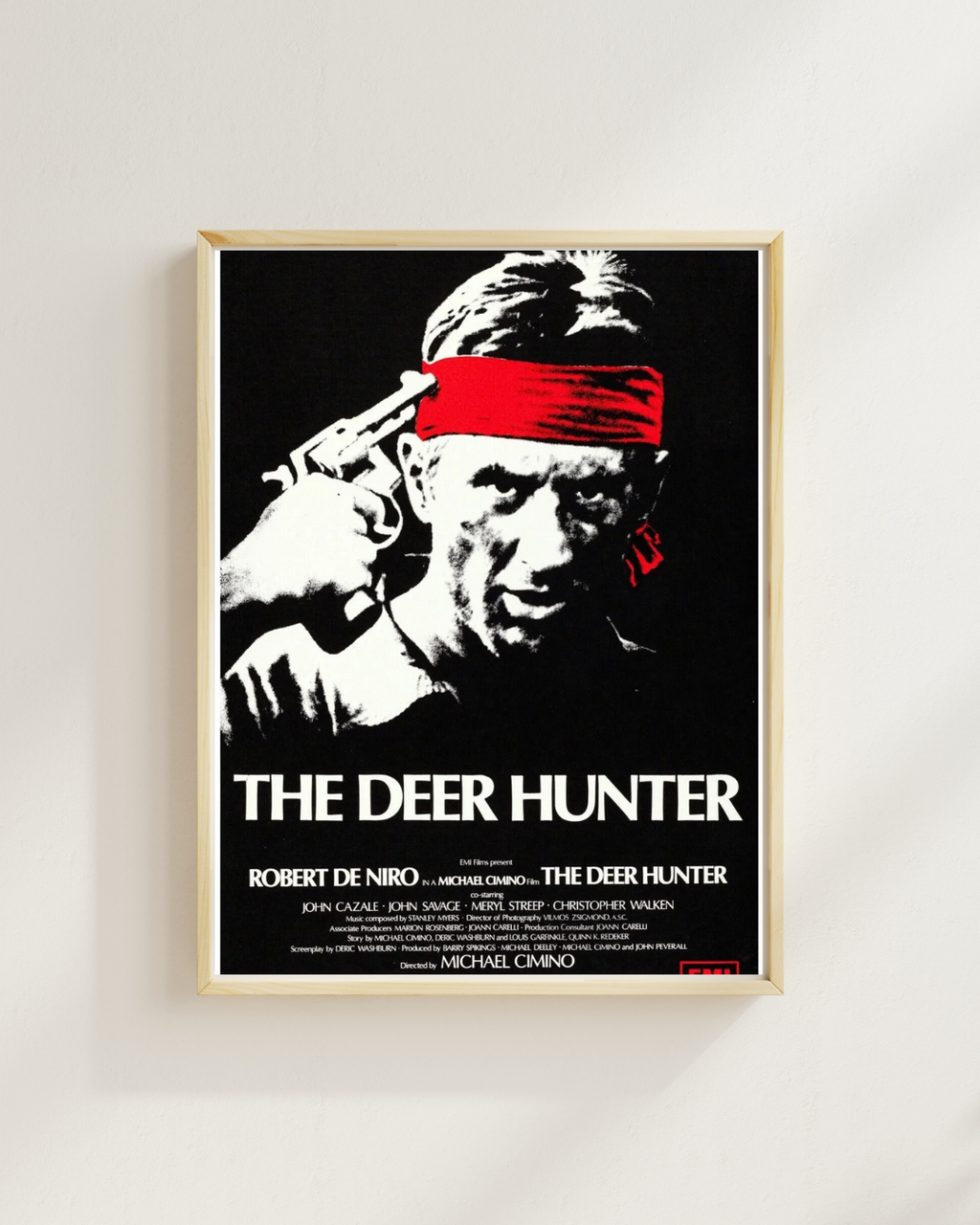 VOYAGE AU BOUT DE L'ENFER, THE DEER HUNTER, ROBERT DE NIRO 1978, REPRO AFFICHE CINEMA, HQ