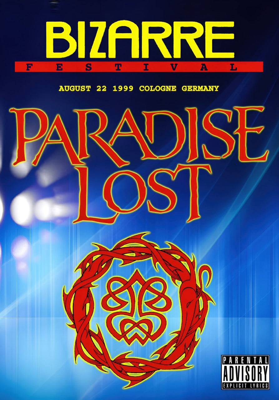 poster paradise lost 1999 bizarre festival cologne germany affiche concert metal gothique decoration murale musique