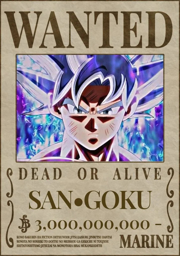 WANTED SAN GOKU AFFICHES VINTAGES MOVIE POSTER HQ